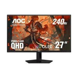 Monitor 26.5incha AOC AGON, Q27G41ZDF, QHD, OLED 240Hz, 400cd/m2, 1000:1, crni