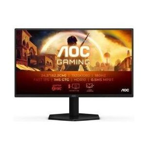 Monitor 24.5incha AOC, 25G42E, FHD, IPS 180Hz 1ms, 300cd/m2, 1000:1, crni